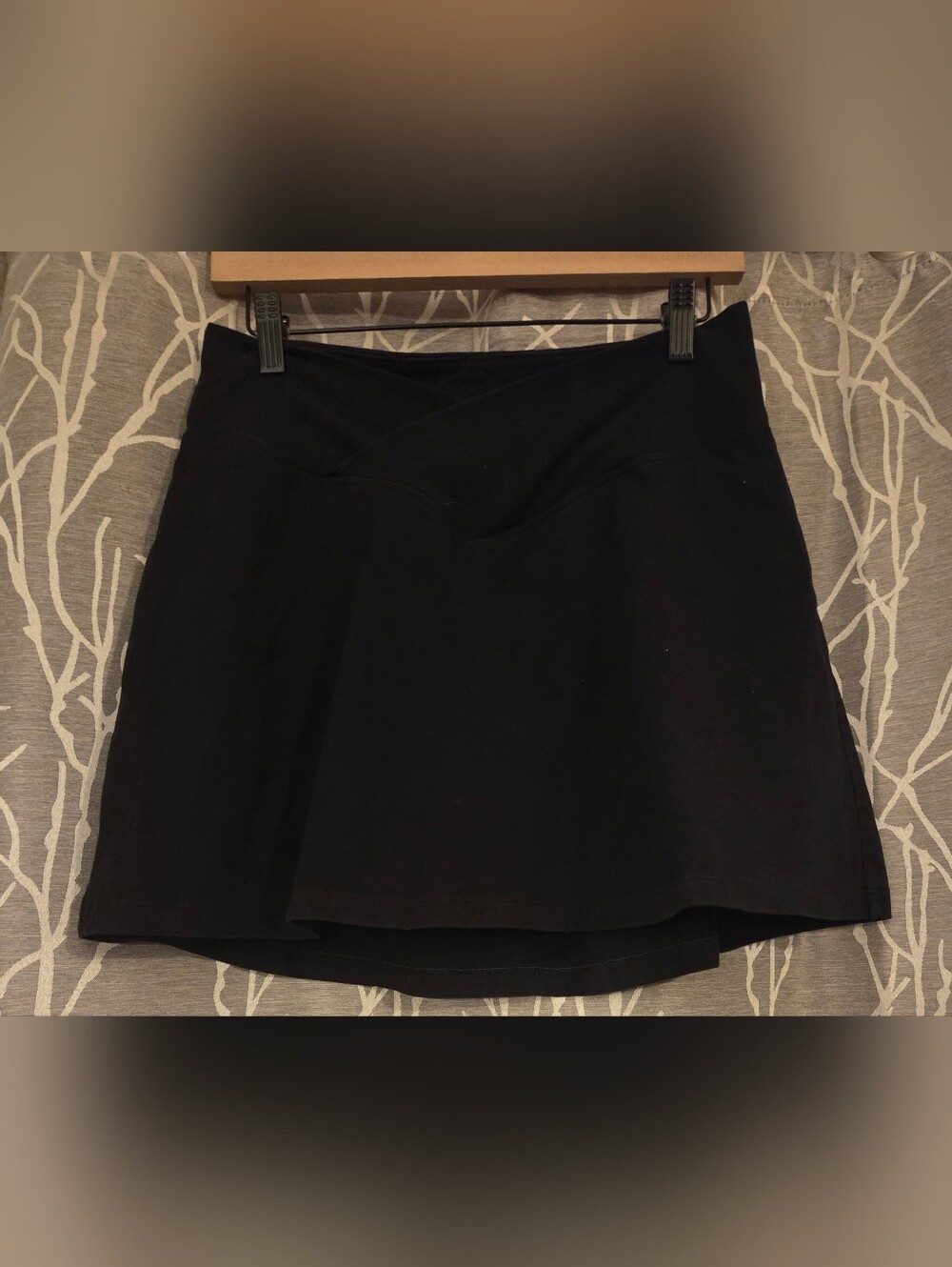 PINK Victoria's Secret Black Flared Skort. Size L